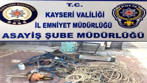 KABLO ÇALAN HIRSIZLAR YAKALANDI!