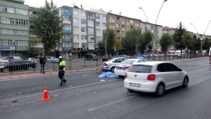 Kayseri'de otomobilin çarptığı bisiklet sürücüsü hayatını kaybetti!