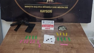 Kayseri'de pipet içine gizlenmiş uyuşturucu ele geçirildi!