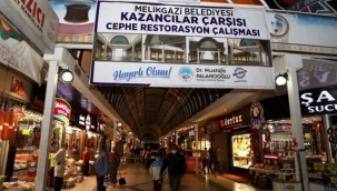 Kazancılar Çarşısı'nda yenileme çalışmaları başladı!