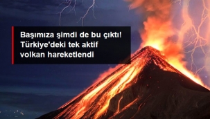 Başımıza şimdi de bu çıktı! Türkiye'deki tek aktif volkan hareketlendi