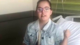 Down sendromlu Ayşe 2'nci kez koronavirüsü yenmeyi başardı!