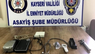 İşitme cihazı çalan şüpheli yakalandı!