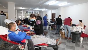 KASKİ PERSONELİNDEN KAN BAĞIŞI KAMPANYASINA DESTEK