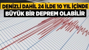 Marmara denizinde beklenen deprem 10 yıl içinde olabilir.