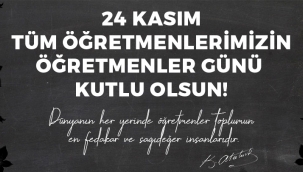 Öğretmenler günü mesajı.