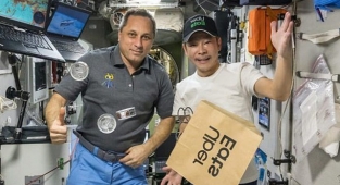 ABD'li Uber Eats adlı çevrimiçi yemek sipariş platformu, Dünya'dan Uluslararası Uzay İstasyonu'na (ISS) yiyecek götüren ilk şirket oldu.