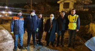 BAŞKAN BÜYÜKKILIÇ, GECE GÜNDÜZ DEMEDEN YATIRIMLARI YERİNDE DENETLİYOR!