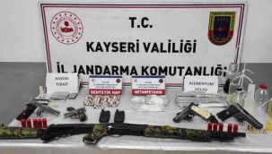 Kayseri'de operasyon, 2 kişi gözaltında