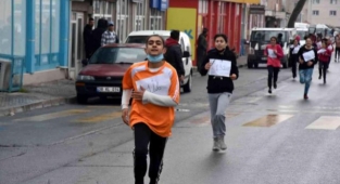 Kayseri Tomarza'da Atatürk Koşusu düzenlendi