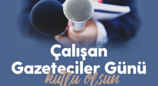 BAŞKAN PALANCIOĞLU'NDAN 10 OCAK ÇALIŞAN GAZETECİLER GÜNÜ MESAJI