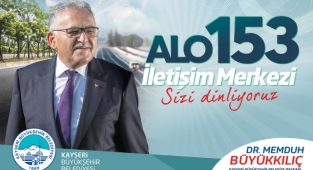 BÜYÜKŞEHİR ALO 153 ÇAĞRI MERKEZİ, 880 BİN ÇAĞRI CEVAPLADI