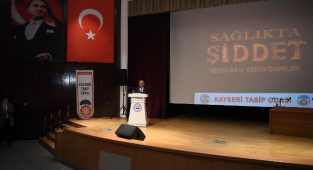 DOKTOR BAŞKAN, ‘SAĞLIKTA ŞİDDET’ KONULU ÇALIŞTAYA KATILDI