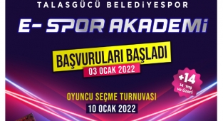 İLK LİSANSLI BELEDİYE E SPOR MERKEZİ’NDE BAŞVURULAR BAŞLIYOR