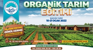 KAYSERİ BÜYÜKŞEHİR BELEDİYESİ'NDE ORGANİK EĞİTİM BAŞLIYOR!