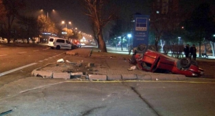 Kayseri'de trafik kazası: 4 yaralı!