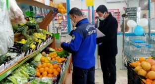 Market fiyatlarına zabıtadan denetim
