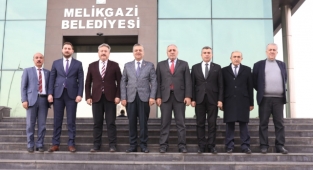 MHP'Lİ YÖNETİCİLERDEN BAŞKAN PALANCIOĞLU'NA ZİYARET