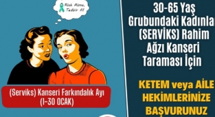 OCAK AYI RAHİM AĞZI (SERVİKS) KANSERİ BİLİNÇLENDİRME AYI BASIN BÜLTENİ