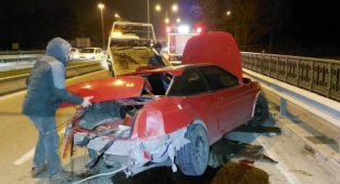 Bu otomobilden sağ çıktı!