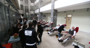 BÜYÜKŞEHİR PERSONELİNDEN “KAN BAĞIŞI” SEFERBERLİĞİ