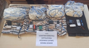 Canlı bomba saldırısı önlendi! 4 terörist 13 kilo patlayıcıyla yakalandı!