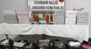 Diyarbakır'da çok sayıda kaçak ürün ele geçirildi