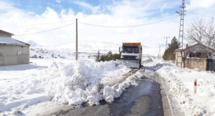 Kapalı kırsal mahalle yolu kalmadı