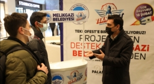 Kayseri Melikgazi Belediyesi Teknofest projeleri için stand açtı!