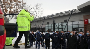 Kayseri Şeker Personeline trafik eğitimi!
