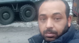 Rusya'nın tankı Türk vatandaşının tırına çarptı, şoför korku dolu anları anlattı