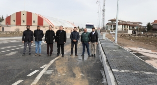 TALAS BULVARI İLE KOMANDO CADDESİ BAĞLANTI YOLU HİZMETE AÇILDI