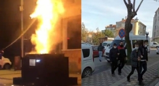 Uzunköprü'de Adalet Anıtı'nı yakan saldırgan tutuklandı!