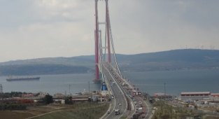 1915 Çanakkale Köprüsü'nde yoğun trafik