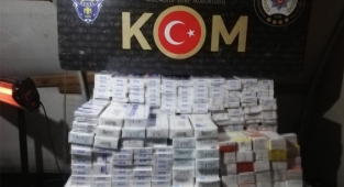Adana'da un içinden kaçak sigara çıktı