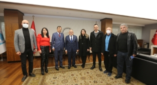 BAŞKAN BÜYÜKKILIÇ’A ZİYARETÇİ YOĞUNLUĞU
