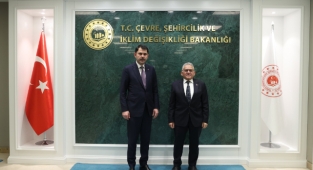 BAŞKAN BÜYÜKKILIÇ, ANKARA'DA BAKAN KURUM İLE PROJELERİ GÖRÜŞTÜ