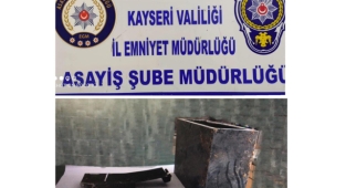 Çalınan 61 bin Euro'luk kasa bahçede gömülü bulundu