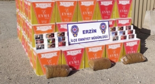 Hatay'da 1 milyon 316 bin 200 kaçak makaron ele geçirildi