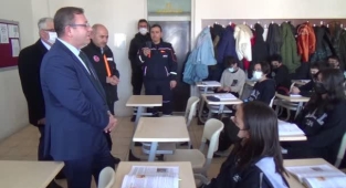 İç Anadolu'da okullarda deprem tatbikatı yapıldı