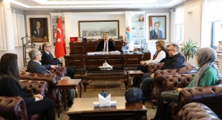 KAYSERİ ŞEHİR PLANCILARI ODASI’NDAN BAŞKAN PALANCIOĞLU’NA ZİYARET