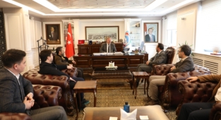 MÜSİAD KAYSERİ ŞUBESİ YENİ YÖNETİMİNDEN BAŞKAN PALANCIOĞLU’NA ZİYARET