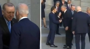 NATO Liderler Zirvesi'nde Erdoğan ve Biden ayaküstü konuştu!