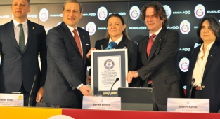 Nef Stadyumu, Guinness Rekorlar Kitabı'na girdi