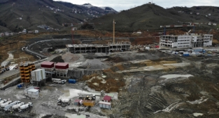 Ordu Şehir Hastanesi'nin yüzde 25'i tamam