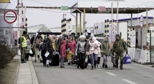 Polonya'da tren istasyonu mülteci merkezine dönüştürüldü