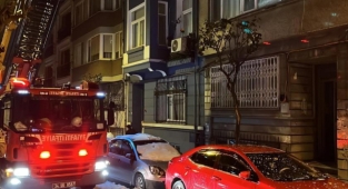 Şişli'de korkutan yangın!