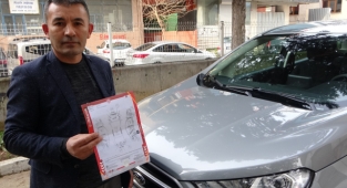 Tokat'tan gelip İstanbul'da aldığı sıfır araç 50 bin TL hasarlı çıktı