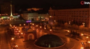 Ukrayna'nın başkenti Kiev'de yeniden siren sesleri yankılandı