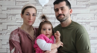 Ukraynalı kadın gözyaşlarıyla Türk eşine kavuştu